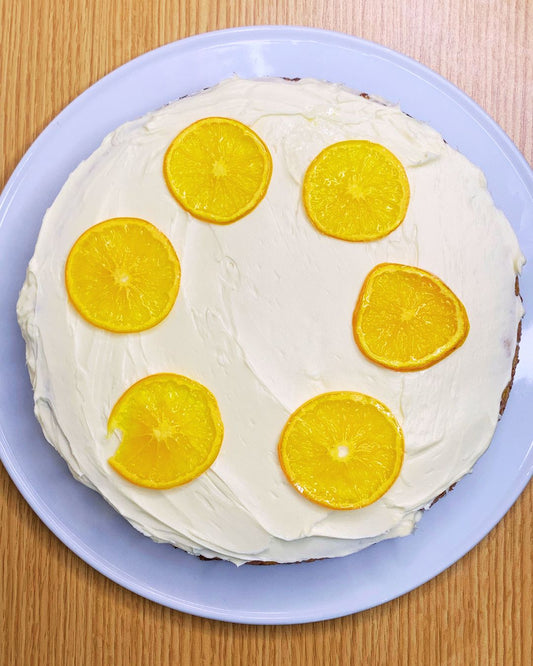 Clementine Cake with Almond Flour and Cream Cheese Frosting