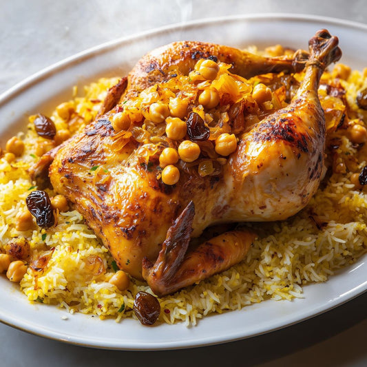 Kuwaiti Chicken Machboos