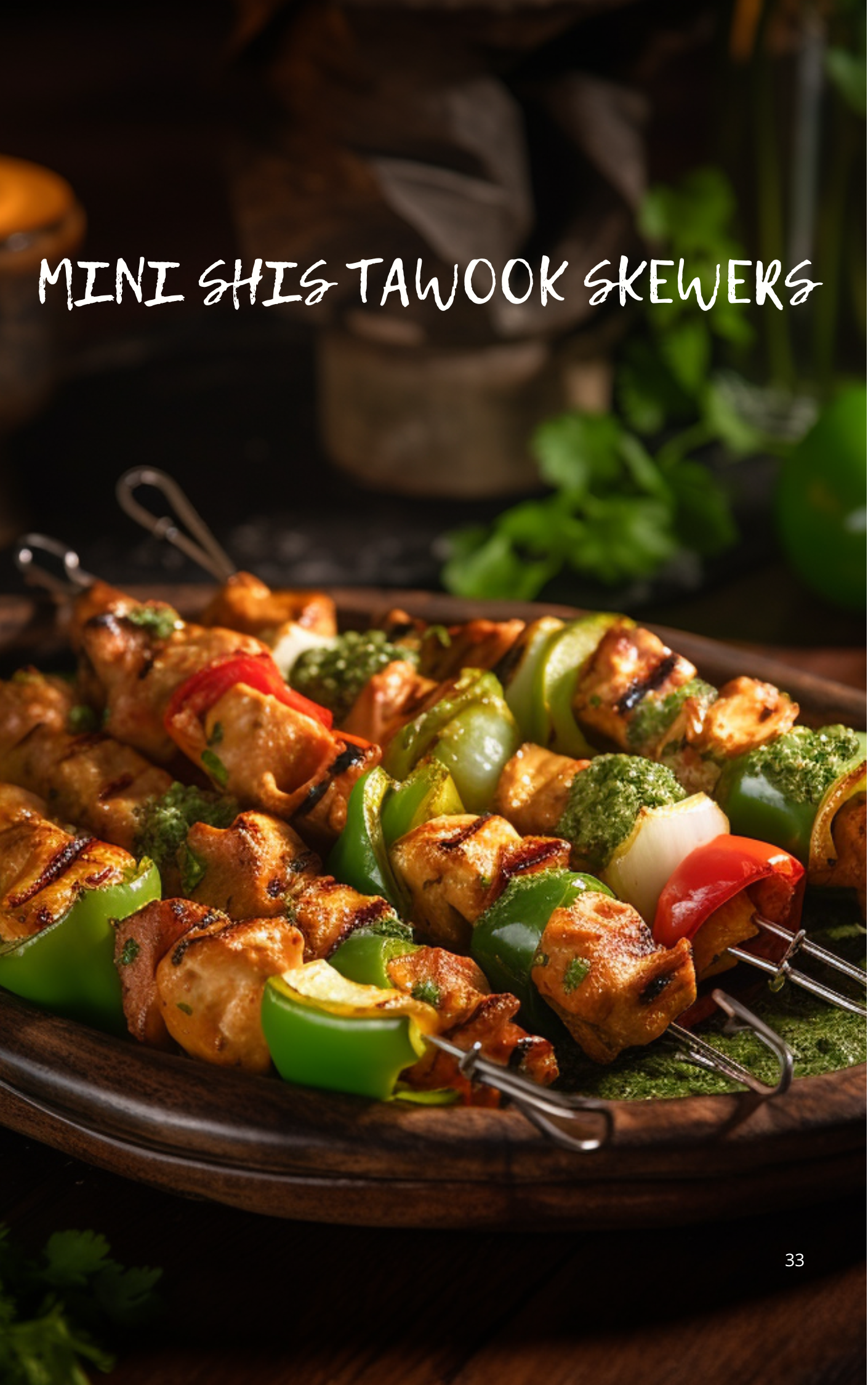 Mini Shish Tawook Skewers