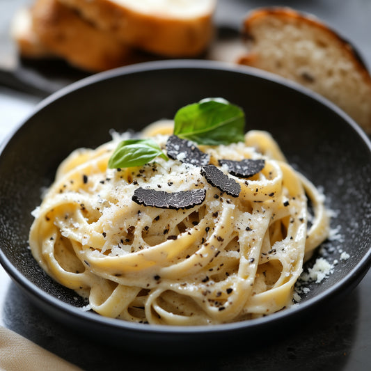 Truffle Pasta with Parmesan & Fresh Herbs – AI Food Image (Digital Download)
