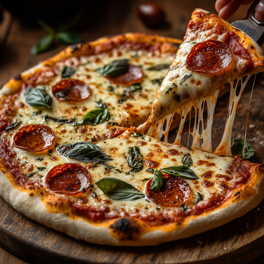 Pepperoni Pizza with Melted Cheese – AI Food Image (Digital Download)